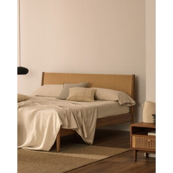 Tmavohnedá dvojlôžková posteľ s roštom 160x200 cm Elan – Kave Home - Image 10