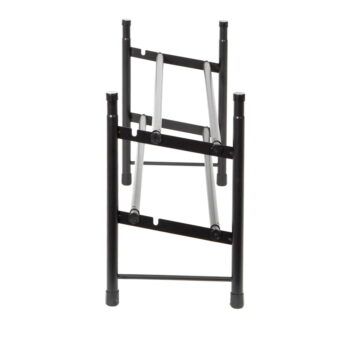 Čierny kovový teleskopický stojan na topánky – Compactor - Image 6