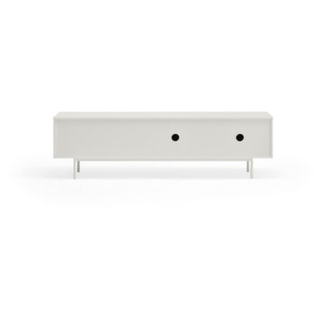 TV stolík v dekore duba v bielo-prírodnej farbe 180x52 cm Sierra – Teulat - Image 5
