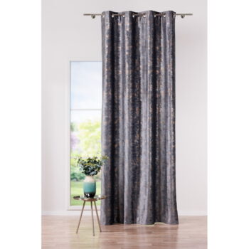 Antracitovosivý záves 140x260 cm Lhasa – Mendola Fabrics - Image 3