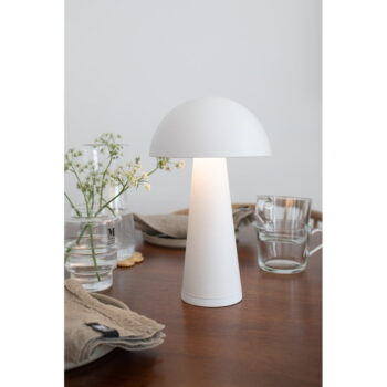 Biela LED stolová lampa (výška  26,5 cm) Fungi – Markslöjd - Image 5