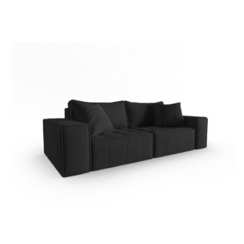 Čierna pohovka 212 cm Mike – Micadoni Home - Image 2