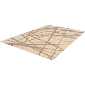 Béžový vlnený koberec 100x180 cm Sticks – Agnella - Image 5