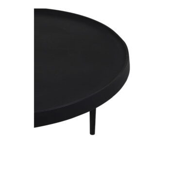 Čierne okrúhle konferenčné stolíky v súprave 2 ks ø 75 cm Tobias – Light & Living – Obrázok 10