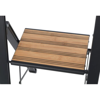Čierny hliníkový protišmykový skladací rebrík Wenko Stepladder II. - Image 7