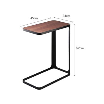 Čierny stolík YAMAZAKI Frame – Obrázok 5