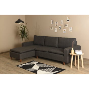 Sivá rohová pohovka (ľavý roh) Lungo – Balcab Home - Image 6