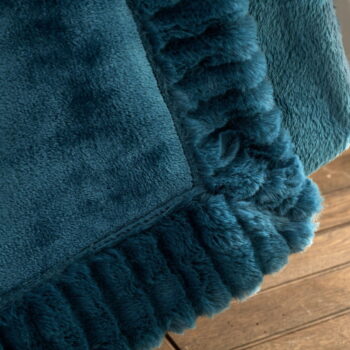 Deka 150x200 cm Velvet and Faux Fur - Catherine Lansfield - Image 4