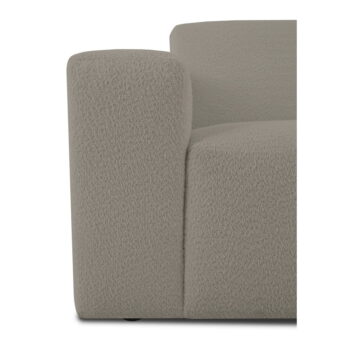 Svetlohnedá rohová pohovka z textílie buklé (do "U") Roxy – Scandic – Obrázok 5