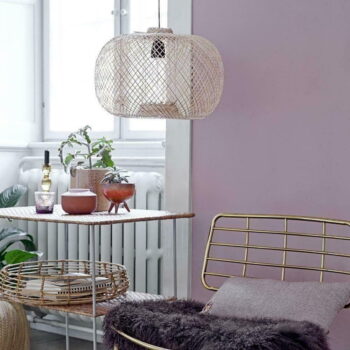 Závesné svietidlo v prírodnej farbe s bambusovým tienidlom ø 42 cm Rodi – Bloomingville - Image 2