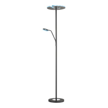 Čierna LED stmievateľná stojacia lampa (výška 180 cm) Dent – ​​Fischer & Honsel - Image 7