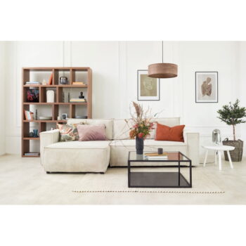 Knižnica v dekore orecha v prírodnej farbe 150x159 cm Berlin – TemaHome - Image 9