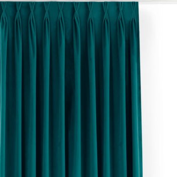 Zamatový dimout záves v petrolejovej farbe 200x270 cm Velto – Filumi - Image 7