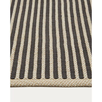 Čierno-béžový vonkajší koberec 160x230 cm Satanca – Kave Home - Image 5