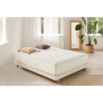 Tvrdý/stredne tvrdý obojstranný penový matrac 200x200 cm Premium Cashmere – Moonia - Image 4