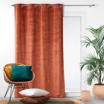 Zamatový záves v tehlovej farbe 140x240 cm Analia – douceur d'intérieur - Image 4