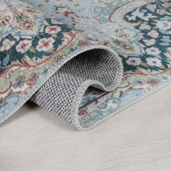 Tyrkysový prateľný koberec 160x230 cm FOLD Colby - Flair Rugs – Obrázok 2