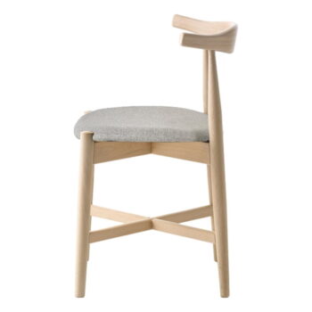 Jedálenská stolička z dubového dreva v béžovo-prírodnej farbe Dora – Hammel Furniture - Image 3