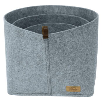 Sivý textilný organizér Wenko Felt, 24 x 16 cm - Image 4