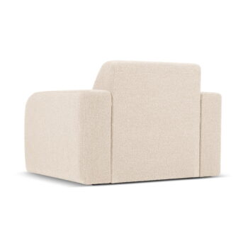 Béžové kreslo z textílie bouclé Molino – Micadoni Home - Image 3