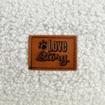Krémový pelech pre psa ø 55 cm – Love Story - Image 4