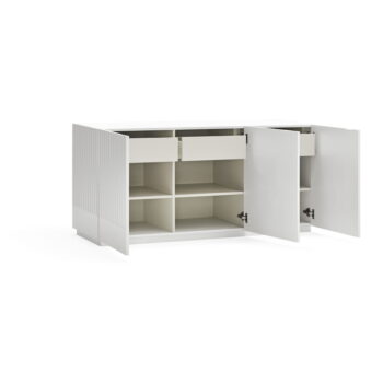 Biely príborník Teulat Doric, šírka 150 cm - Image 6