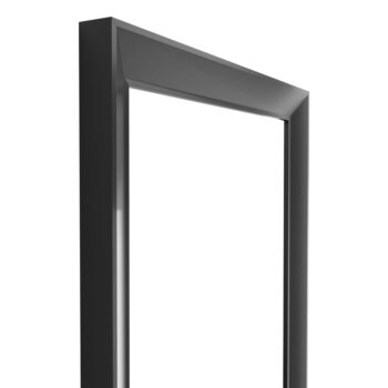 Nástenné zrkadlo v čiernom ráme Styler Paris, 47 x 147 cm – Obrázok 2