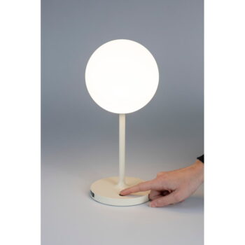 Krémová stmievateľná stolová lampa (výška 33 cm) Hub – White Label - Image 8