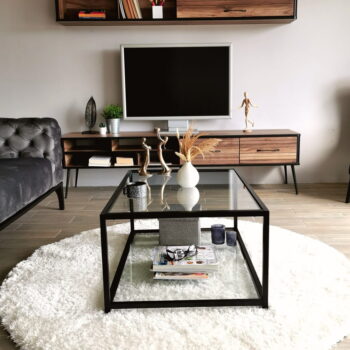Čierny konferenčný stolík 60x90 cm Astro - Neostill - Image 3