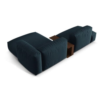 Tmavomodrá modulárna rohová pohovka (pravý roh) Martina – Micadoni Home - Image 4