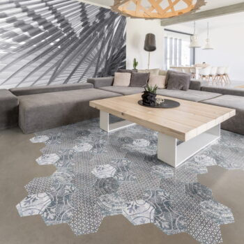 Súprava 10 samolepiek na podlahu Ambiance Quento, 40 × 90 cm – Obrázok 2