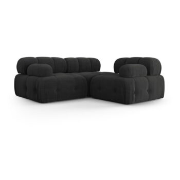 Čierna pohovka 288 cm Ferento – Cosmopolitan Design – Obrázok 5