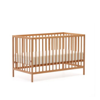 Postieľka z bukového dreva v prírodnej farbe 60x120 cm Shantal – Kave Home - Image 2