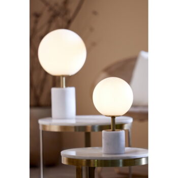Biela stolová lampa (výška 35 cm) Medina - Light & Living – Obrázok 2
