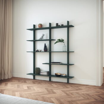 Zelený policový diel Tenzo Bridge, šírka 162 cm - Image 3