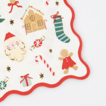Papierové obrúsky v súprave 16 ks Jolly Christmas – Meri Meri - Image 2