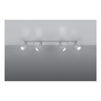 Biele stropné svietidlo Nice Lamps Etna 4L – Obrázok 4
