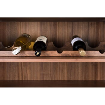 Vinotéka v dekore orecha v prírodnej farbe počet fliaš 20, 88,5x180,5 cm Trabis – Zuiver – Obrázok 7