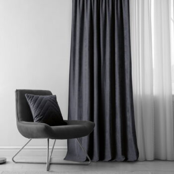 Antracitový záves 140x175 cm Milana - Homede - Image 2