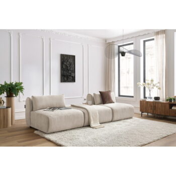 Béžová pohovka 283 cm Jeanne - Bobochic Paris – Obrázok 4