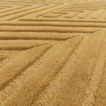 Okrovožltý vlnený koberec 120x170 cm Hague – Asiatic Carpets - Image 3
