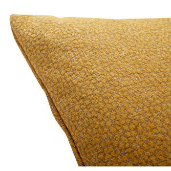 Žltý vankúš Hübsch Nela, 60 x 60 cm – Obrázok 2