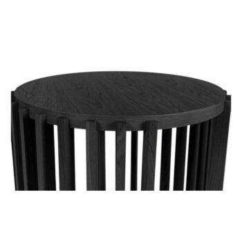 Čierny odkladací stolík Woodman Drum, ø 53 cm – Obrázok 4