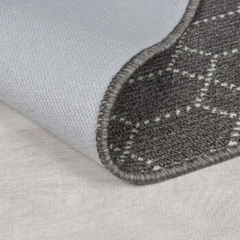 Tmavosivý umývateľný behúň 57x230 cm Argyll – Flair Rugs - Image 4
