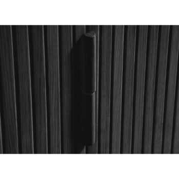 Čierny TV stolík v dekore duba 160x56 cm Cavo – Unique Furniture - Image 6