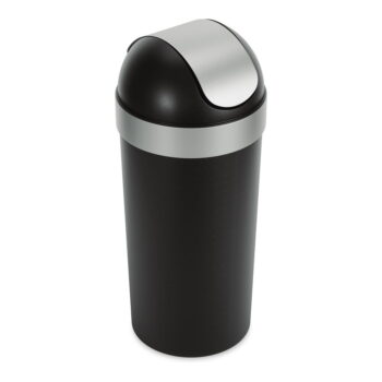 Čierny plastový odpadkový kôš 62 l Venti – Umbra - Image 11