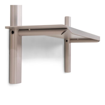 Sivo-béžová kovová polica 60 cm Hola – Spinder Design – Obrázok 3