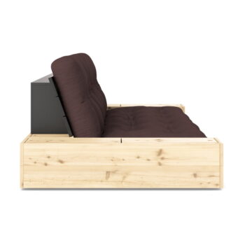 Tmavohnedá rozkladacia pohovka 244 cm Base – Karup Design – Obrázok 3