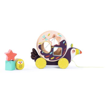 Ťahacia hračka Toucan – Moulin Roty - Image 7