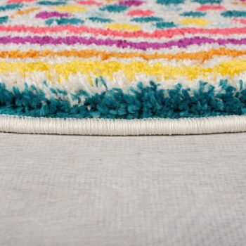 Okrúhly koberec 100x100 cm Rainbow Spot – Flair Rugs - Image 5